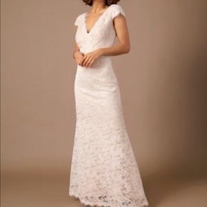 Tadashi Shoji X Sedgwick Bridal Lace Wedding Gown Ivory NWT